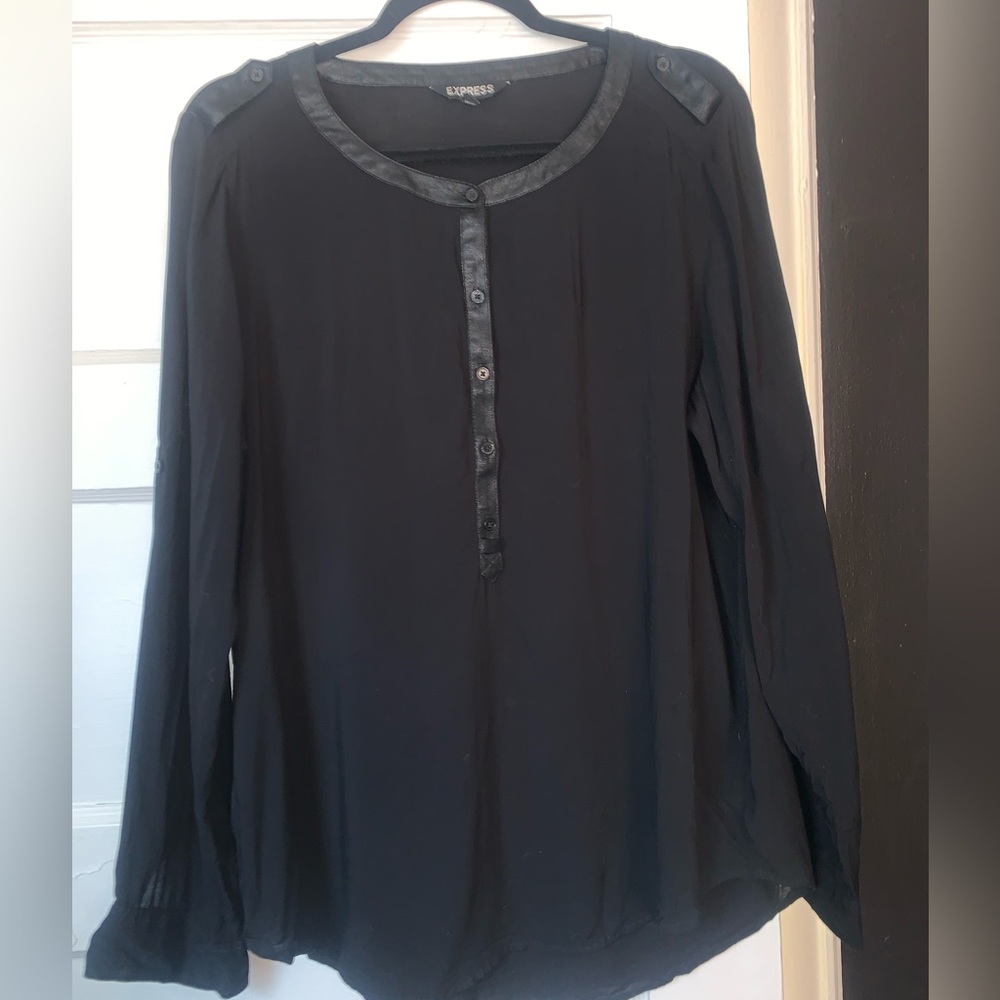 Express Black Women's Top